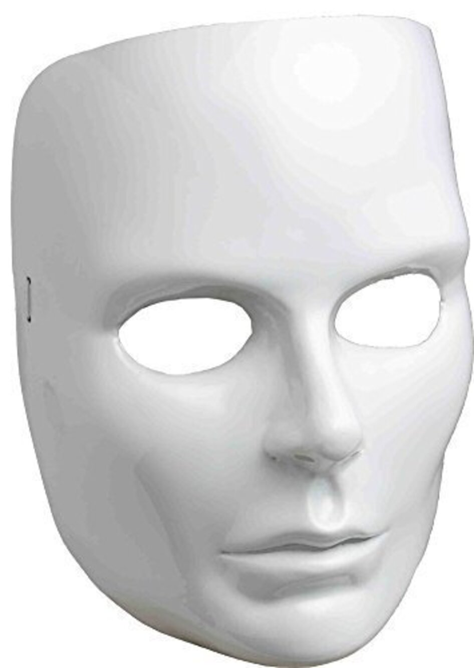 5978 Masquerade Costume Venetian White Theater Mask